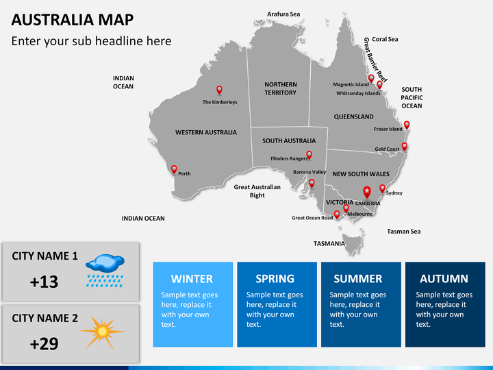 Australia Map Powerpoint Sketchbubble Australia Map Powerpoint Sketchbubble