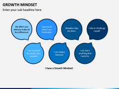 Growth Mindset PowerPoint Template SketchBubble