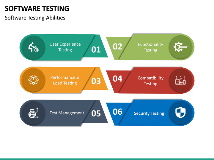 Software Testing PowerPoint Template SketchBubble