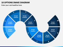 10 Options Snake Diagram PowerPoint Template And Google Slides Theme