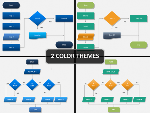 ppt flow chart template