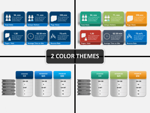 website dashboard powerpoint template | sketchbubble website dashboard powerpoint template | sketchbubble, Presentation templates