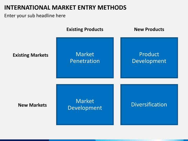overseas market entry methods Companies look to international markets to increase their sales and profits market managers must decide on the mode of entry into a foreign. overseas market entry methods Companies look to international markets to increase their sales and profits market managers must decide on the mode of entry into a foreign.
