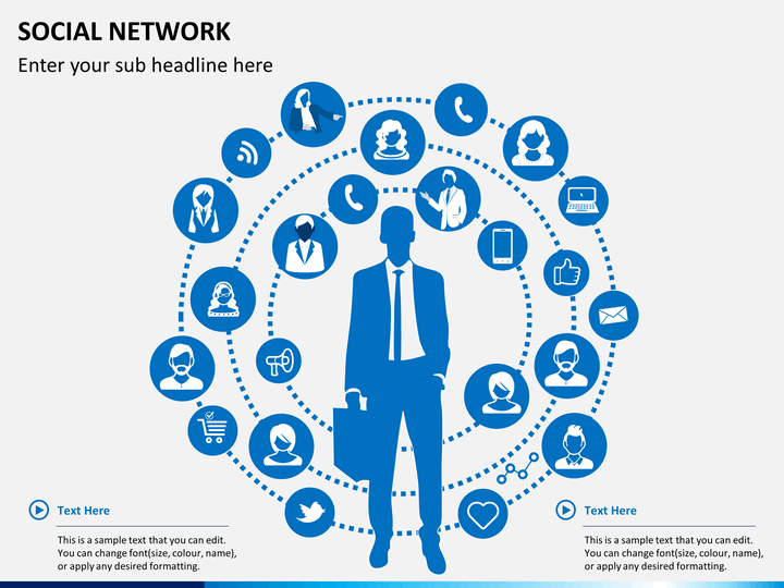 social network powerpoint template | sketchbubble social network powerpoint template | sketchbubble, Presentation templates