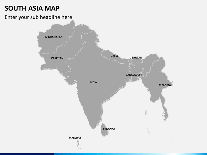 south asia map