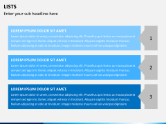 PowerPoint Lists | SketchBubble