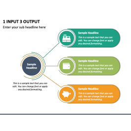 1 Input 3 Output PowerPoint and Google Slides Template - PPT Slides