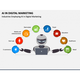 AI in Digital Marketing PowerPoint and Google Slides Template - PPT Slides