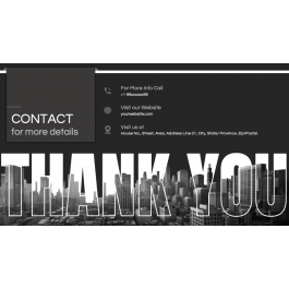 Astounding Thank You Slide for PowerPoint and Google Slides PPT Slides