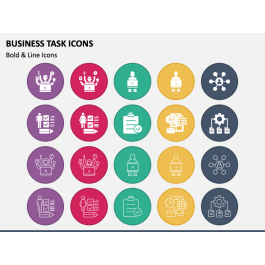 Business Task Icons for PowerPoint and Google Slides - PPT Slides