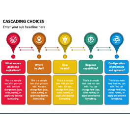Cascading Choices PowerPoint and Google Slides Template - PPT Slides