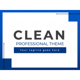 Clean Professional Presentation Theme for PowerPoint and Google Slides ...