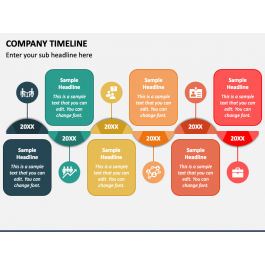 Company Timeline PowerPoint Template and Google Slides Theme