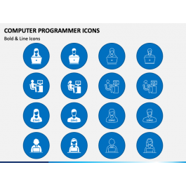 Computer Programmer Icons for PowerPoint and Google Slides - PPT Slides
