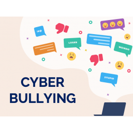 Animated Cyber Bullying PowerPoint Template and Google Slides Theme