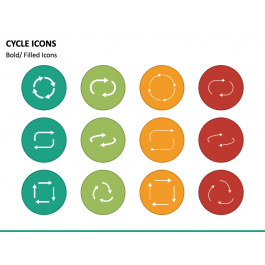 Cycle Icons for PowerPoint and Google Slides - PPT Slides