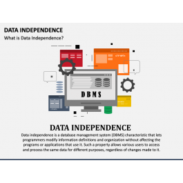 Data Independence PowerPoint and Google Slides Template - PPT Slides