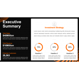 Editable Executive Summary PowerPoint - Editable Executive Summary Template Slide1