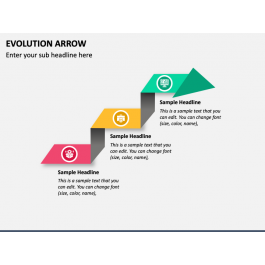 Evolution Arrow PowerPoint Template and Google Slides Theme