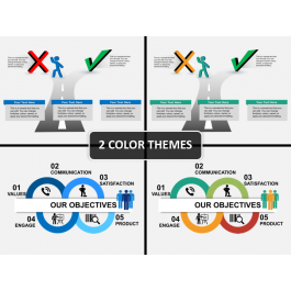 Goals and Objectives PowerPoint and Google Slides Template - PPT Slides
