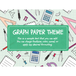 Free Graph Paper Style Presentation Theme for PowerPoint and ...
