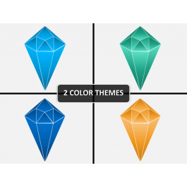 Hexagonal Diamond PowerPoint and Google Slides Template - PPT Slides