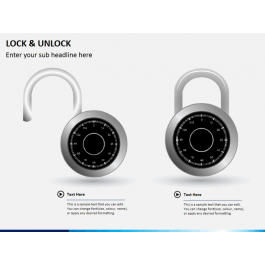 Lock & Unlock PowerPoint and Google Slides Template - PPT Slides