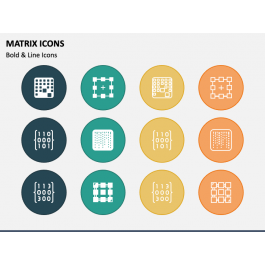 Matrix Icons for PowerPoint and Google Slides - PPT Slides