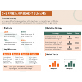 One Page Management Summary PowerPoint and Google Slides Template - PPT ...
