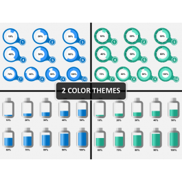 Percentage Complete PowerPoint and Google Slides Template - PPT Slides