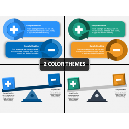 Plus Minus PowerPoint and Google Slides Template - PPT Slides