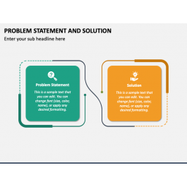Problem Statement and Solution PowerPoint Template and Google Slides Theme