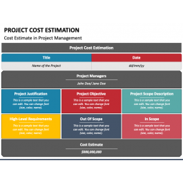 Project Cost Estimation PowerPoint and Google Slides Template - PPT Slides