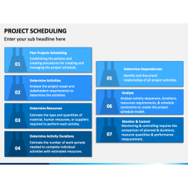 Project Scheduling PowerPoint Template - PPT Slides