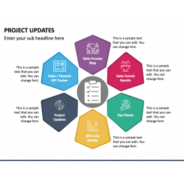 Project Updates PowerPoint and Google Slides Template - PPT Slides