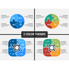 Puzzle Matrix PowerPoint and Google Slides Template - PPT Slides