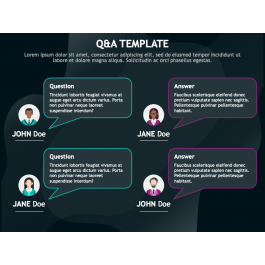 Q&A Presentation Template for PowerPoint and Google Slides - PPT Slides