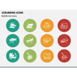Scrubbing Icons for PowerPoint and Google Slides - PPT Slides