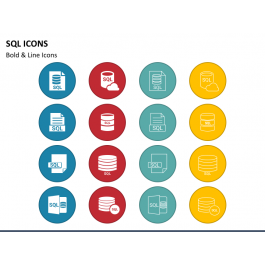 SQL Icons for PowerPoint and Google Slides - PPT Slides