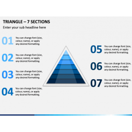 PowerPoint Triangle – 7 Sections