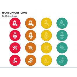 Tech Support Icons for PowerPoint and Google Slides - PPT Slides