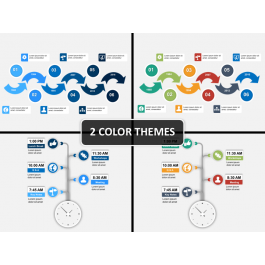 Timelines Collection PowerPoint and Google Slides Template - PPT Slides