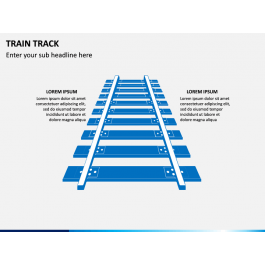 Train Track (Rail Road Track) PowerPoint and Google Slides Template ...