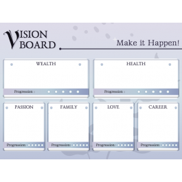 Vision Board PowerPoint and Google Slides Template PPT Slides