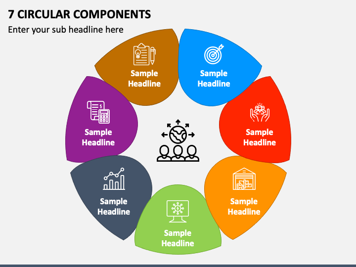 7 Circular Components PPT Slide 1