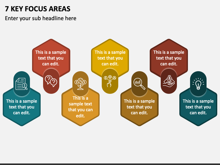 7 Key Focus Areas PPT Slide 1