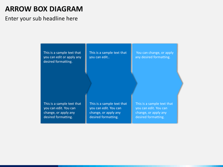 Arrow Box Diagram Powerpoint Template