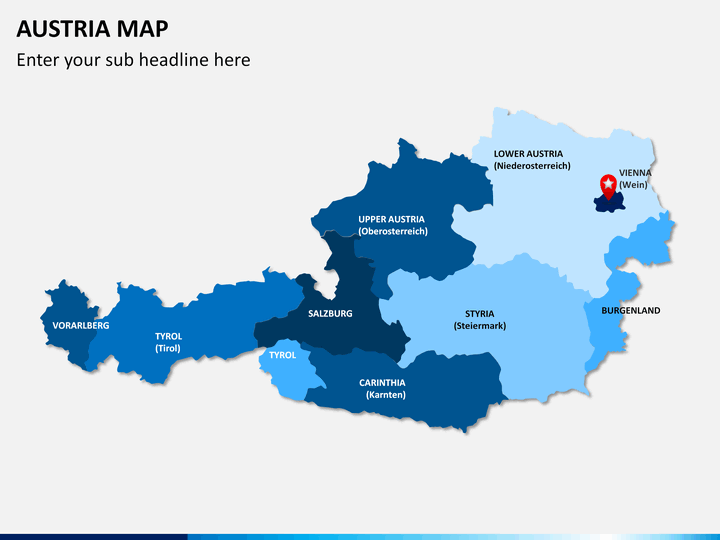 Austria Map PPT slide 2