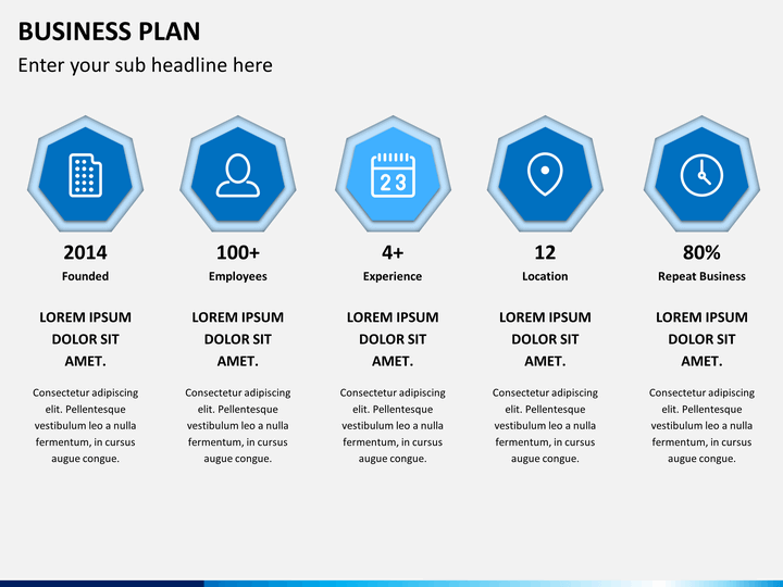 Business Plan PowerPoint Template SketchBubble