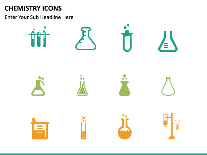 Chemistry Icons for PowerPoint and Google Slides PPT Slides